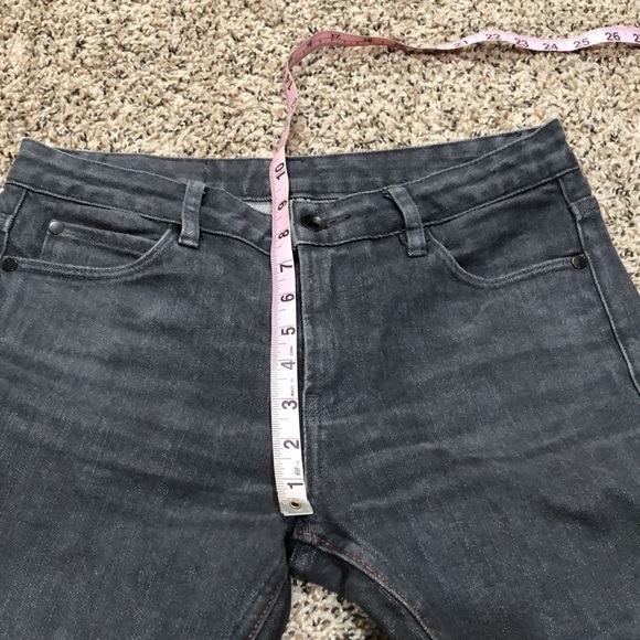 A Doublewood Project Skinny Jeans Size 25 Dark Gray High Waisted Raw Selvedge - Picture 7 of 11